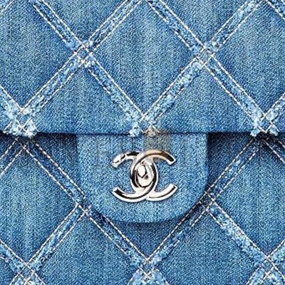 CHANEL DENIM CLASSIC FLAP BAG AS1559 (25*16*9cm)